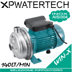 WIN-X - Elettropompa centrifuga monogirante con idraulica realizzata in acciaio inox AISI304