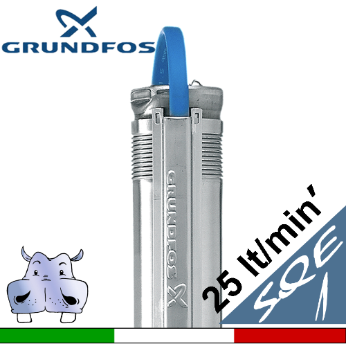 GRUNDFOS - Pompe sommerse SQE1 modelli speciali con dotazione elettronica a bordo