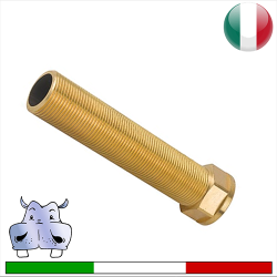 Prolunga MF in ottone giallo