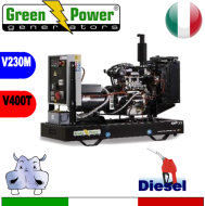 Generatore Gruppo Elettrogeno diesel GP110 - 100KVA Trifase - Aperto - avviamento elettrico
