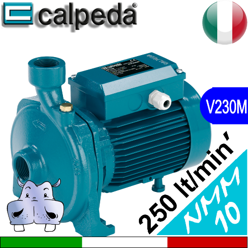 Elettropompe Monogirante Calpeda NMM10  Alimentazione elettrica monofase 230Vac