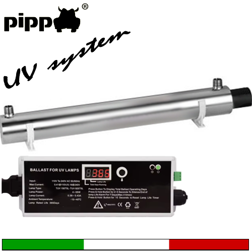 Debatterizzatori acqua potabile a raggi UV55X1 