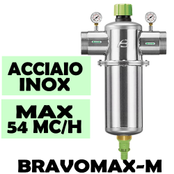 BRAVOMAX-M Filtro autopulente semiautomatico per acqua, realizzazione integrale inox