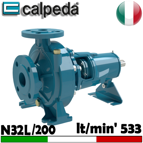Calpeda Pompa sciolta base giunto 2 POLI 2800 giri min. serie N32L-200