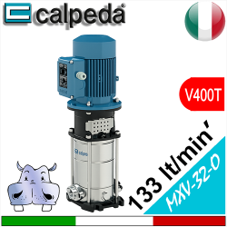 Calpeda Elettropompe multistadio verticali MXV-T 32-5-O flangia ovale Alimentazione elettrica trifase 400Vac