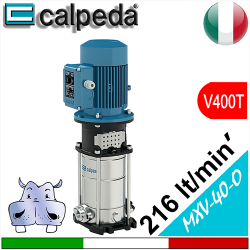 Calpeda Elettropompe multistadio verticali MXV 40-9-O flangia ovale Alimentazione elettrica trifase 400Vac
