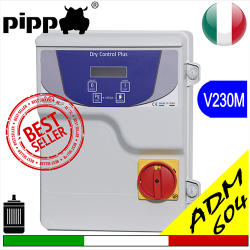 Tablou de pornire pentru pomp per elettropompa DRYCONTROL V230M SA604 monofase con protezione contro la marcia a secco