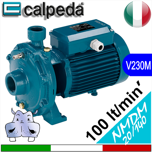 Elettropompe Bigiranti Calpeda NMDM20-140-BE NMDM20-140-AE Alimentazione elettrica monofase 230Vac