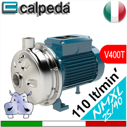 Elettropompe Monogirante Calpeda in acciaio inox aisi 316 NMXL 25 90 Alimentazione elettrica trifase 400Vac