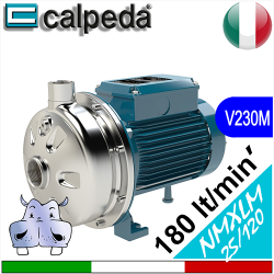 Elettropompe Monogirante Calpeda in acciaio inox aisi 316 NMXLM 25 120 Alimentazione elettrica monofase 230Vac
