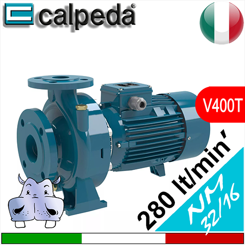 Elettropompe Monogirante Calpeda NM32 16BA - NM32 16AB Alimentazione elettrica trifase 400Vac