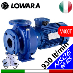 Lowara Elettropompa normalizzata in ghisa NSCE 40-125 trifase