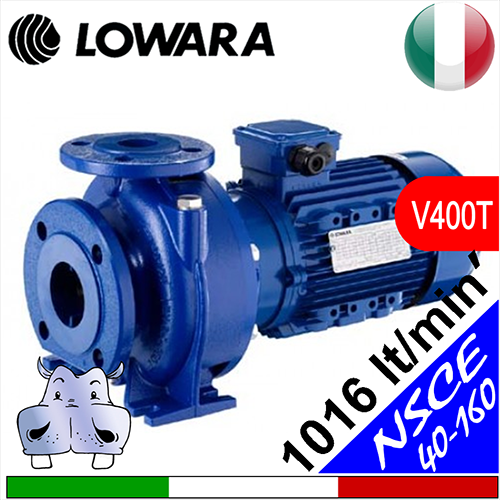 Lowara Elettropompa normalizzata in ghisa NSCE 40-160 trifase
