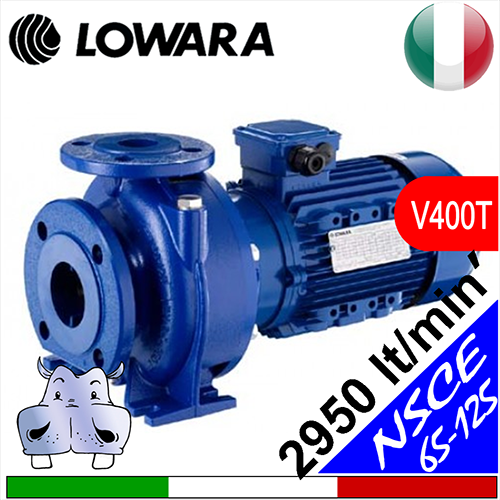 Lowara Elettropompa normalizzata in ghisa NSCE 65-125 trifase