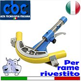 CBC-Curvatubi idraulica portatile per tubi rivestiti