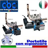 CBC-Curvatubi elettrica FLEX 22 e FLEX 22 V