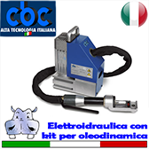 CBC-Curvatubi elettroidraulica con kit per oleodinamica