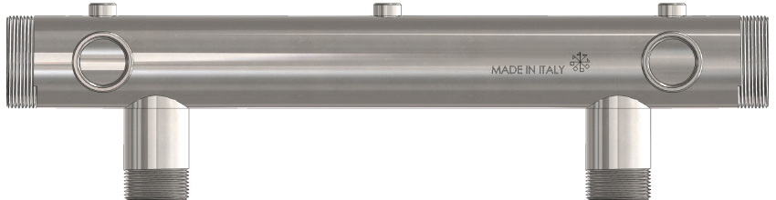 collettore distribuzione acciaio inox - inox manifold - collettore per pompe-Collettori per contatori acqua_collettori in acciaio inox