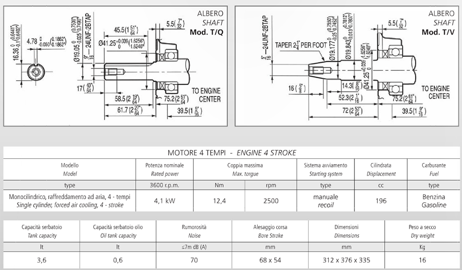 motore benzina equivalente gx 200 honda