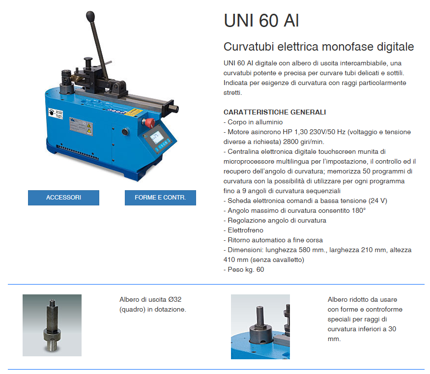 CBC pippohydro curvatubi attrezzatura idraulica uni 60 curvare tubi con display touchscreen albero intercambiabile