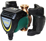 circolatore per acqua sanitari per termocamini termostufe in impianti di riscaldamanto, parte idraulica in ottone, prezzi
