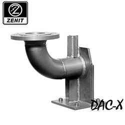 piede di accoppiamento pompe inox aisi 316 acque saline liquidi aggressivi