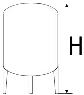 altezza dimensioni vaso ad espansione xpower easytank butile