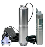 Pompe electrice submersibile centrifuge multietajate pentru pomparea de ape curate fără substanțe abrazive.