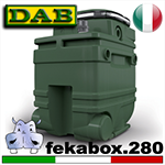 stazioni sollevamento acque sporche e nere fekabox 280 pompaggio espulsione fognatura pompe acque nere adduzzione in rete sommerse professionali dab sommergibili vendita professionale miglior prezzo di ebay store on line