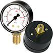 manometro assiale e radiale per la misurazione della pressione di aria e acqua