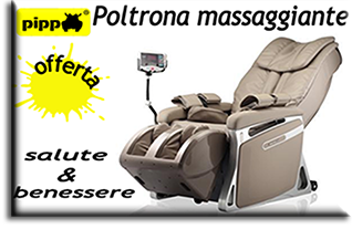 CLICCA - Poltrona massaggiante offerta prezzo prezzi miglior prezzo poltrone shiatzu massaggio cervicale 