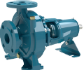 Pompe centrifughe ad aspirazione assiale normalizzate ...Corpo pompa con bocca di aspirazione assiale e bocca di mandata radiale in alto_N32_N32_N40_N50_N65_N80_N100_con dimensioni principali e prestazioni secondo EN 733 